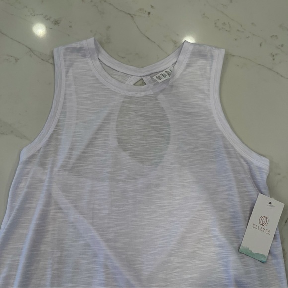 NWT Balance Collection white cut out tank top - Picture 11 of 16